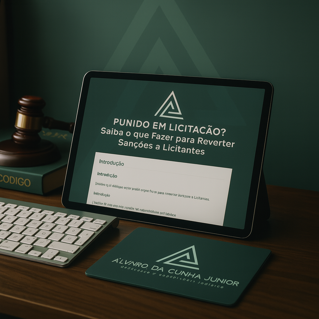 Punido em Licitação? Saiba o que Fazer para Reverter Sanções a Licitantes  html Copiar Editar - Alvaro da Cunha Junior - Advocacia e Consultoria Jurídica